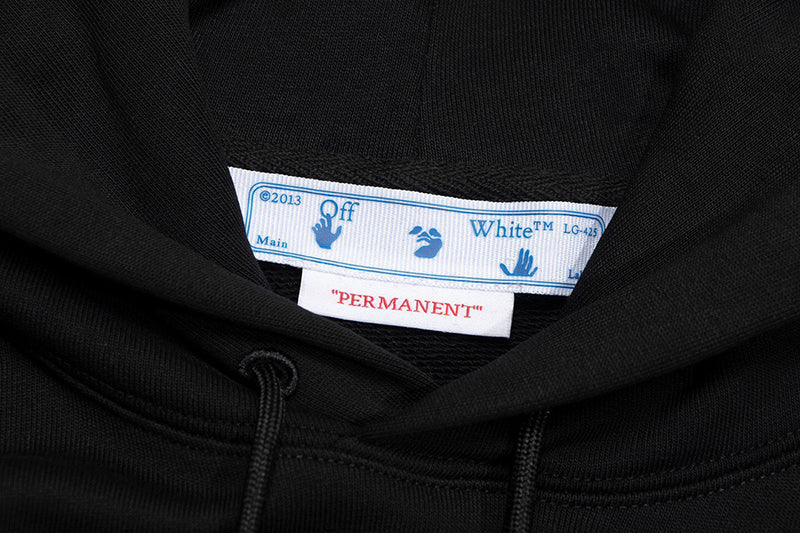 Off-White Wave Outl Diag Slim Hoodie