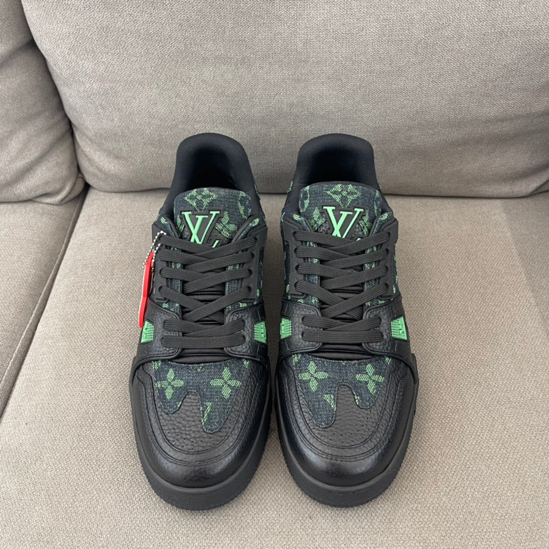 Louis Vuitton LV Trainer Nigo LV MADE Black Green