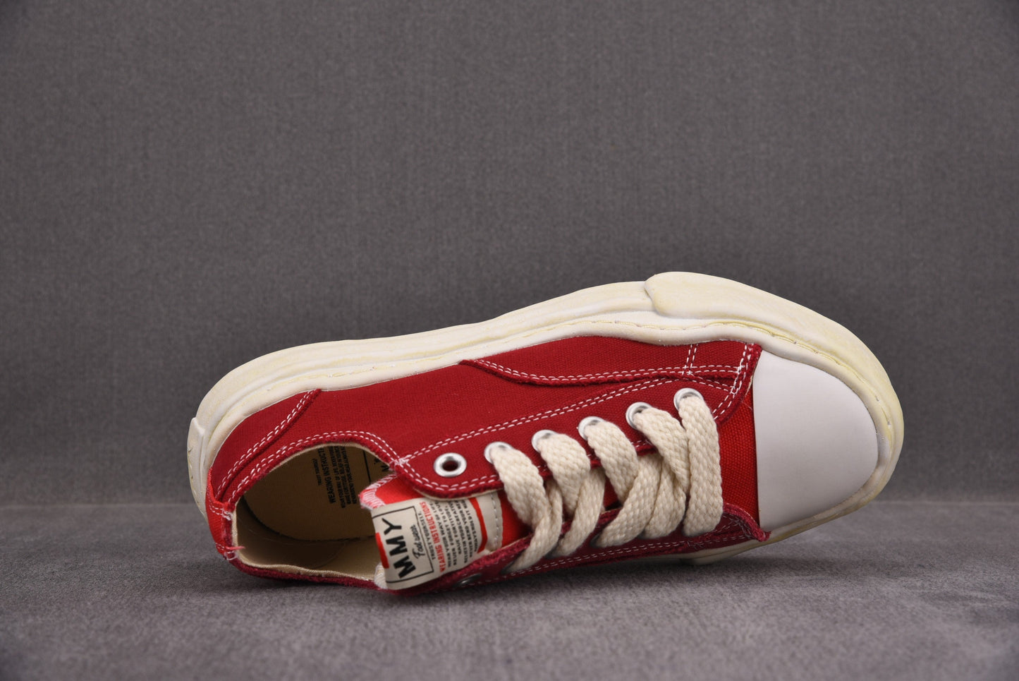 Maison Mihara Yasuiro Baker OD OG Sole Canvas Low Red
