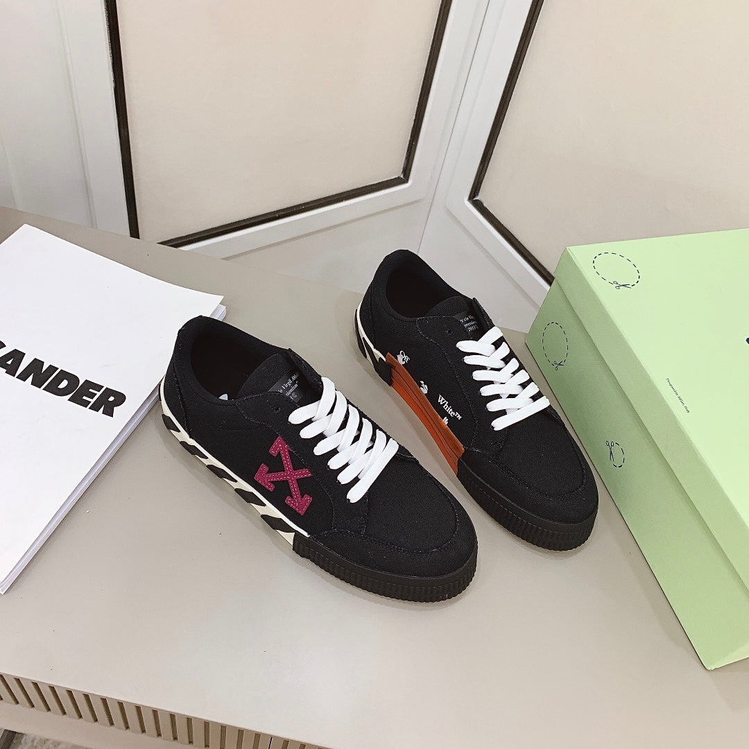Off-White Vulc Low Black Purple