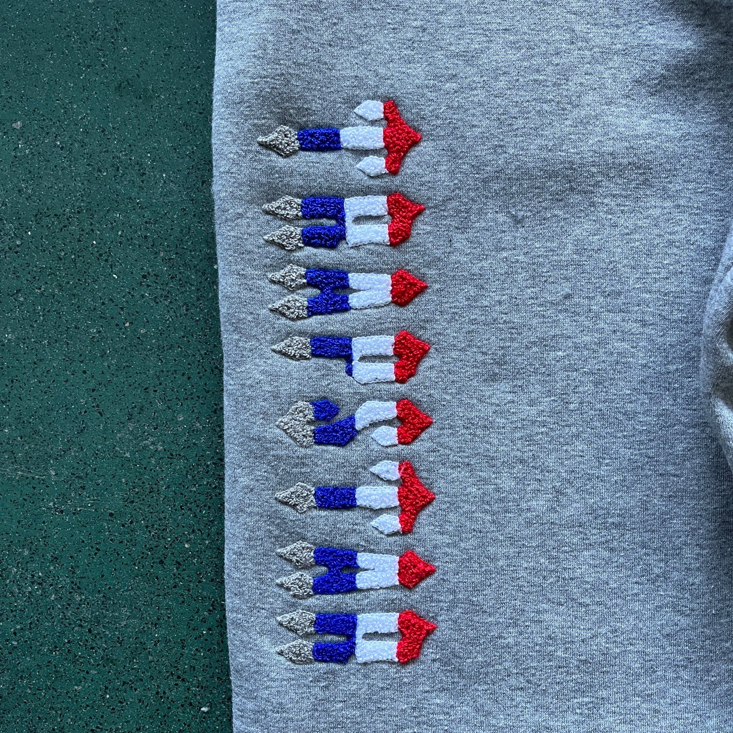 Trapstar Chenille Decoded 2.0 Hooded Tracksuit Grey Revolution Edition