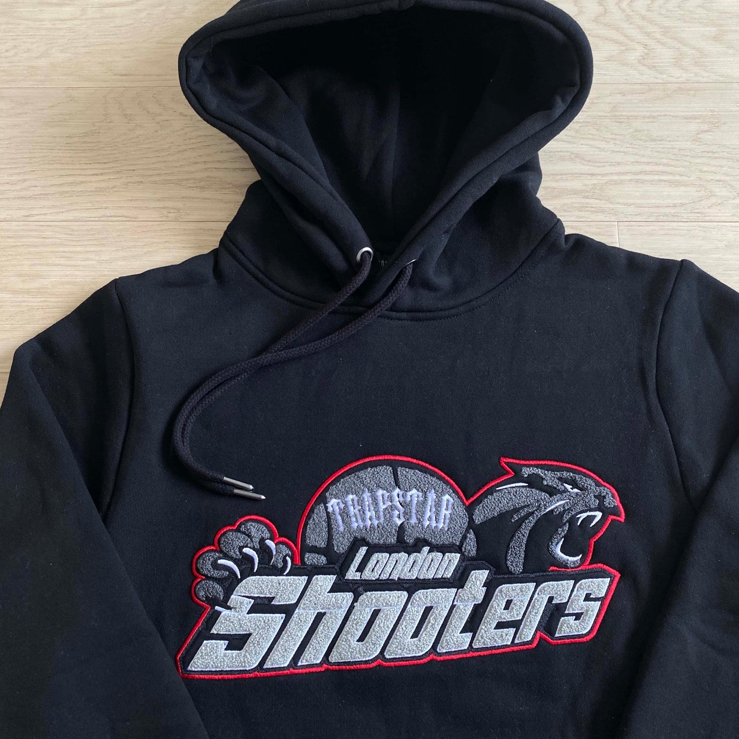 Trapstar Shooters Hoodie Tracksuit Black/Red