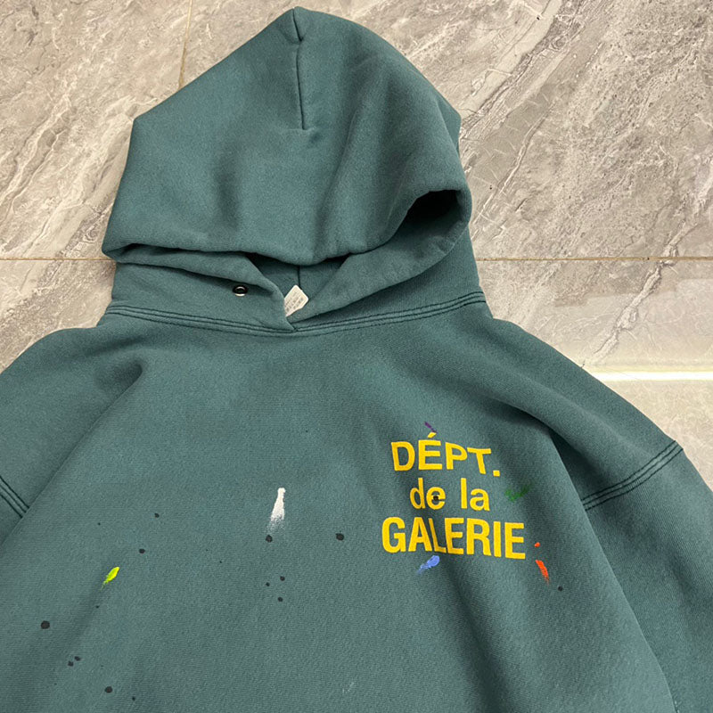 Gallery Dept. Painter Logo Hoodie Green