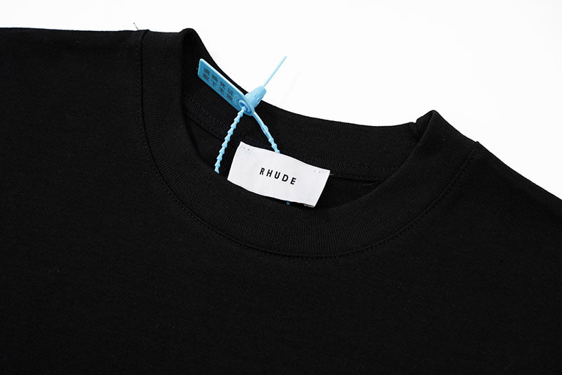 Rhude Twin Palms Tee Black