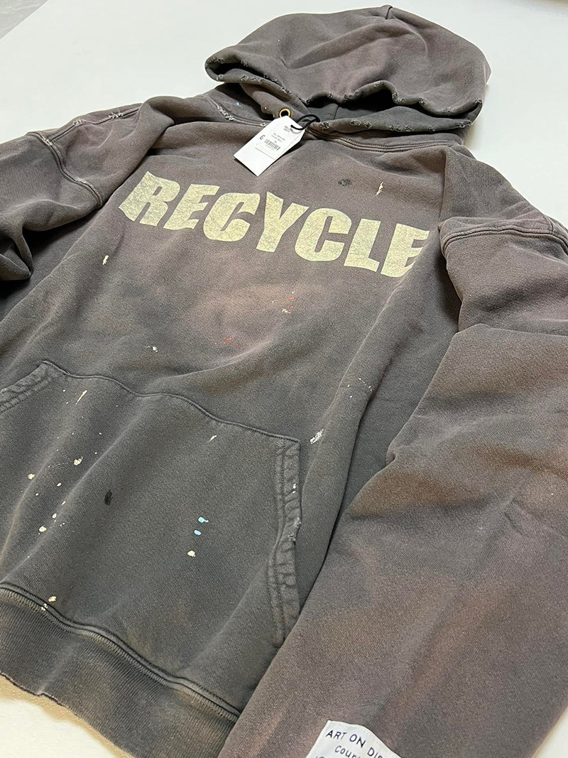 Gallery Dept. 90's Recycle Hoodie Washed Black