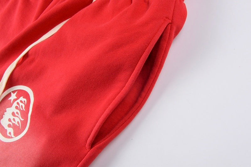 Hellstar Studios Racer Flare Sweatpants Red