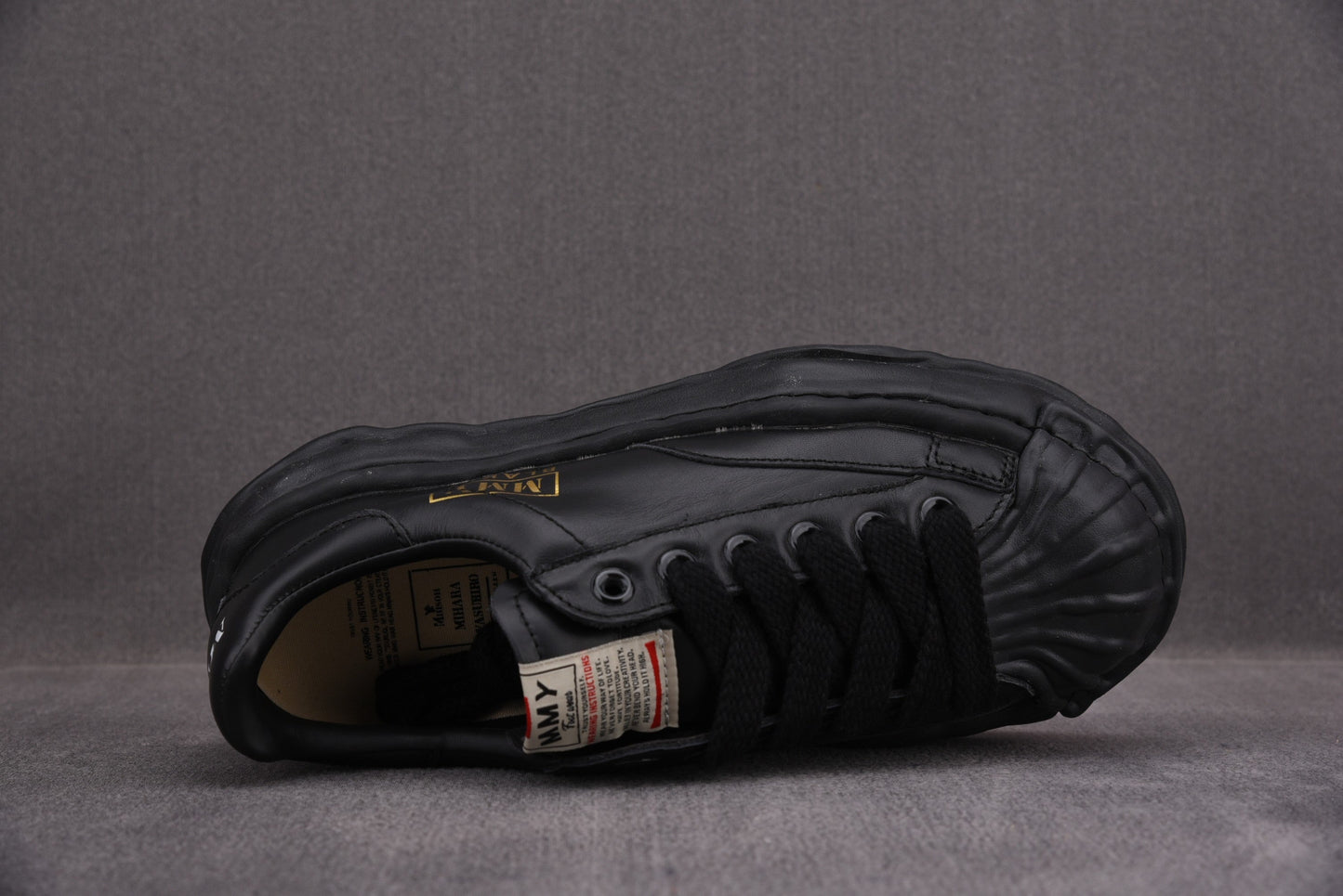 Maison Mihara Yasuhiro Blakey OG Sole Low Leather All Black