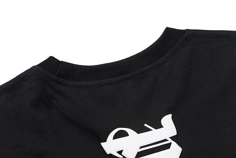 Palm Angels Vertical Logo T Shirt Black