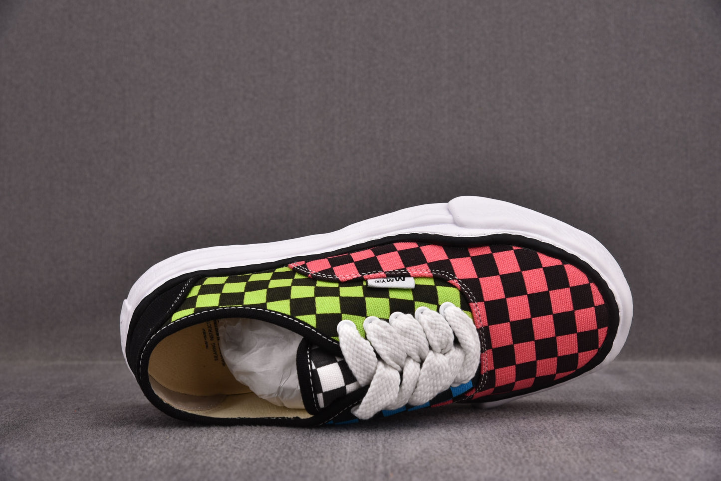 Maison Mihara Yasuiro Baker OG Sole Canvas Low Multi Check