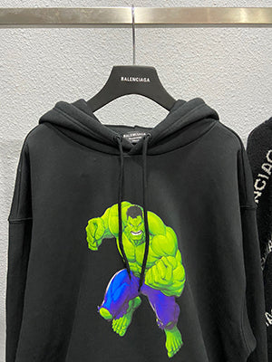 Balenciaga x Marvel Hulk Hoodie Black