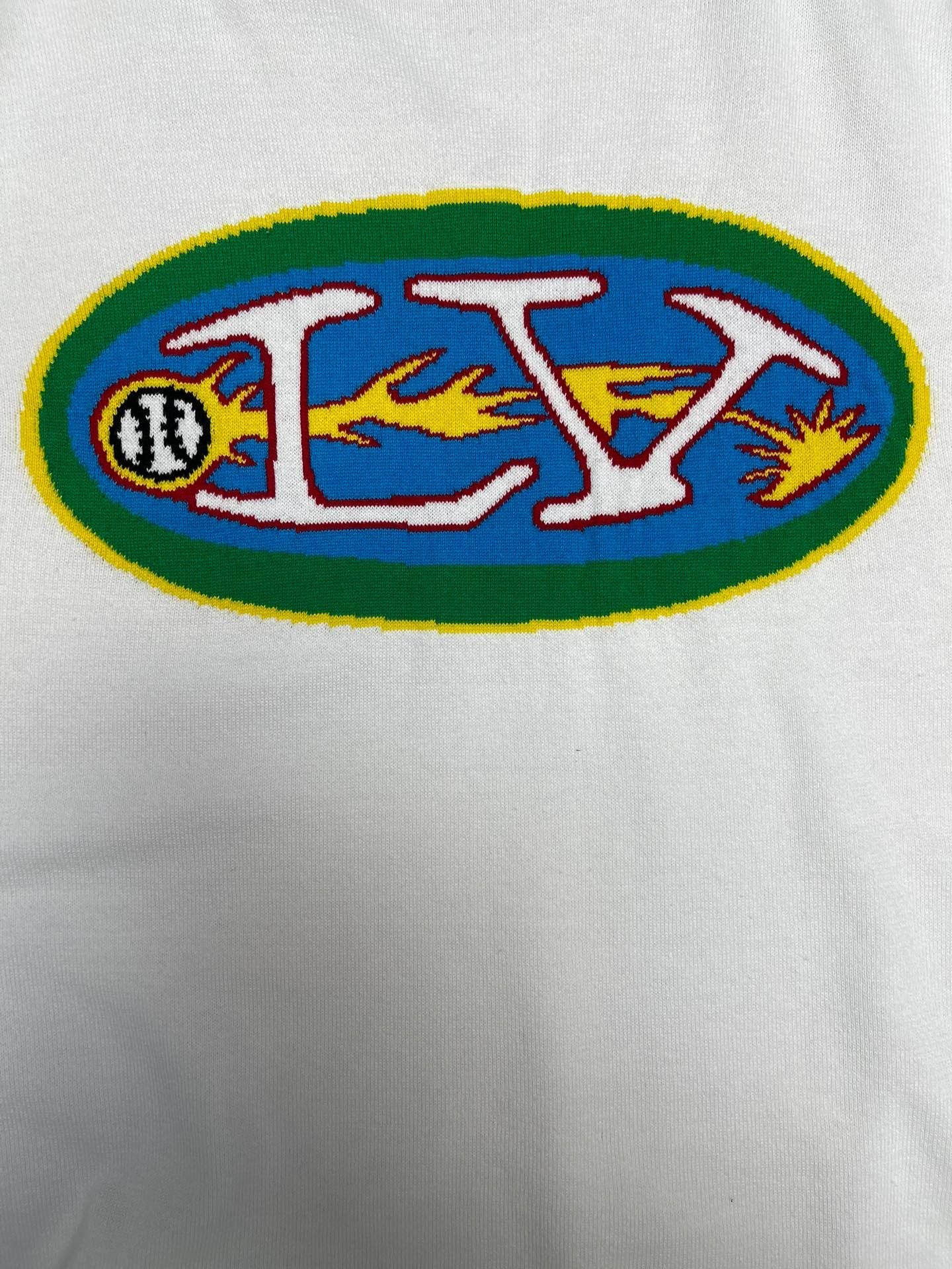 Louis Vuitton Graphic Short Sleeved Crewneck Tshirt White