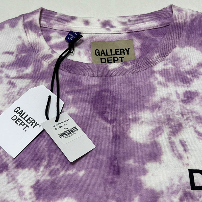 GALLERY DEPT. Tie-Dyed Logo T-shirt Purple
