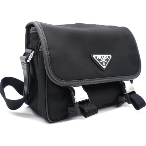 Prada Re-Nylon Shoulder Bag Black