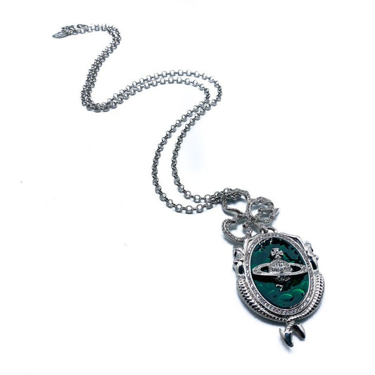 Vivienne Westwood Mermaid Necklace Green
