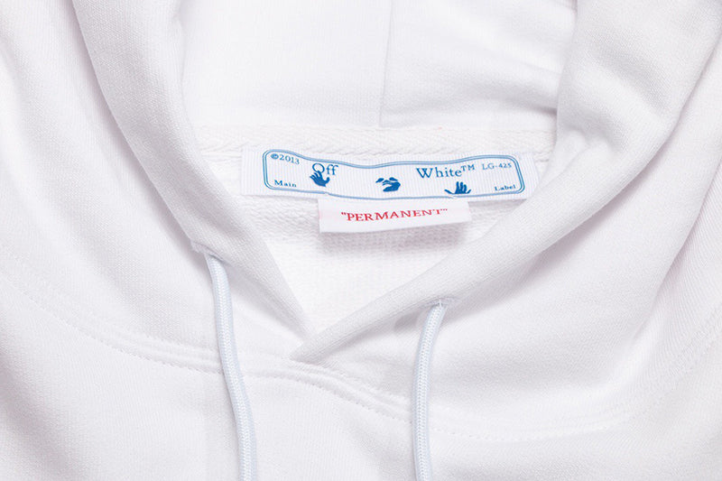 Off-White Brush Arrow Hoodie White