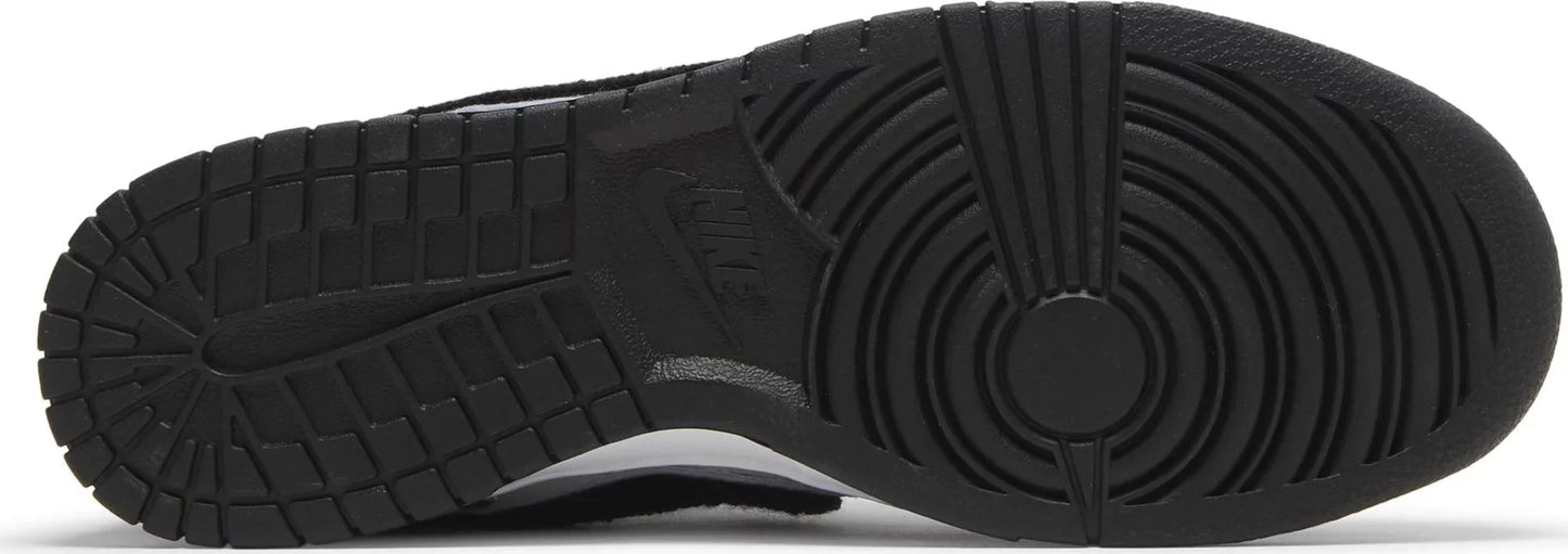 Dunk Low 'Chenille Swoosh - Black Grey Fog'