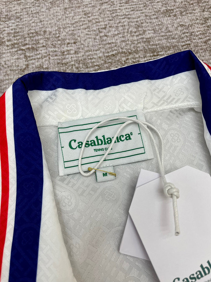 CASABLANCA Tennis Club IconSilk Shirt