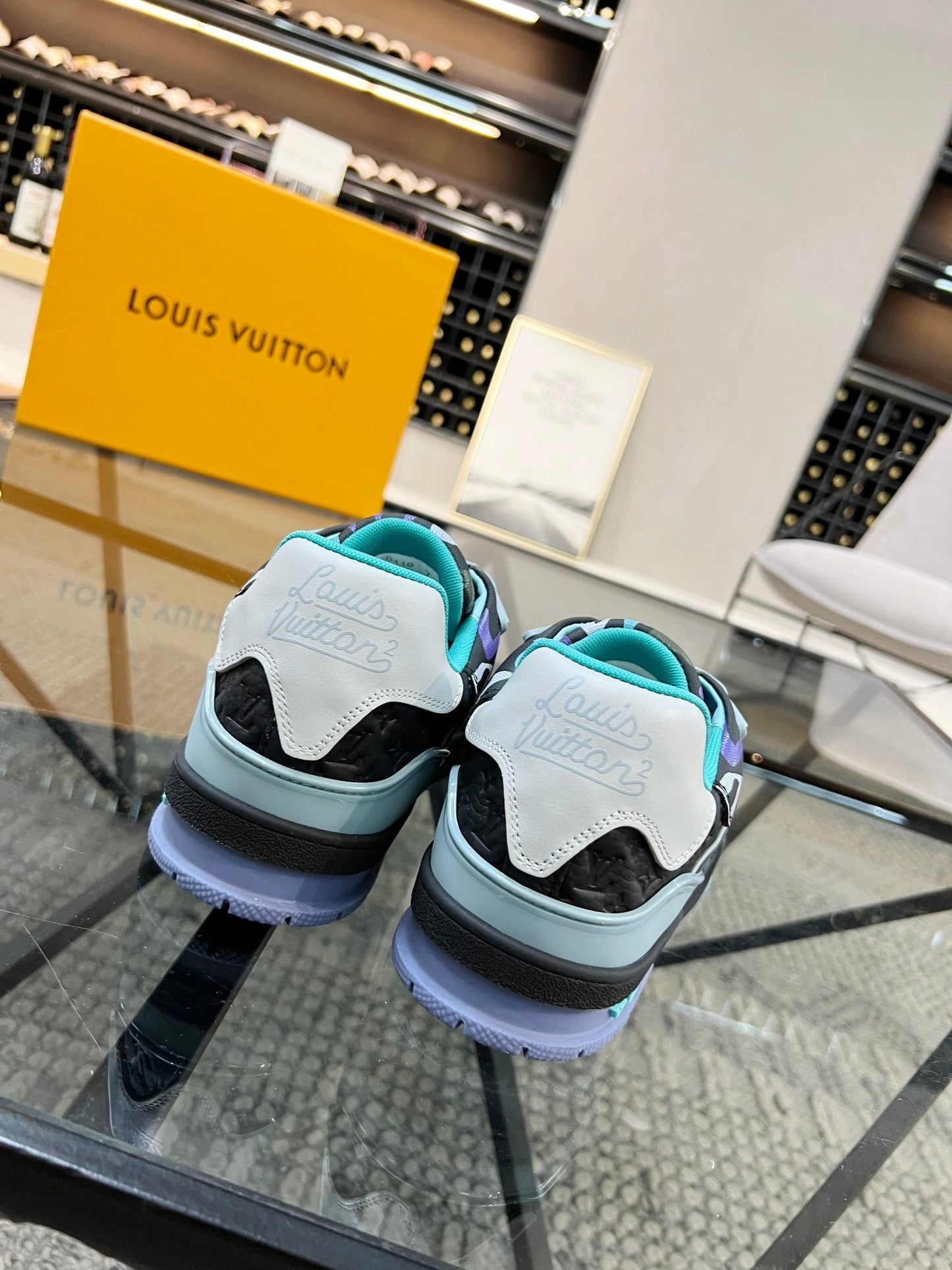 Louis Vuitton x Yayoi Kusama LV Trainer Black Zebra