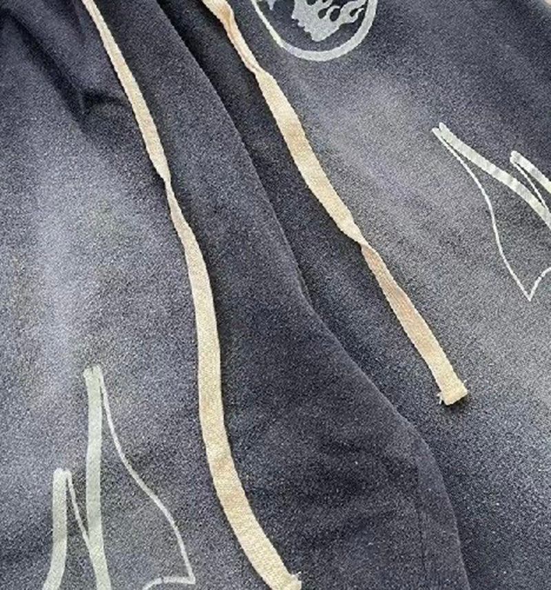 Hellstar Studios Racer Flare Sweatpants Black