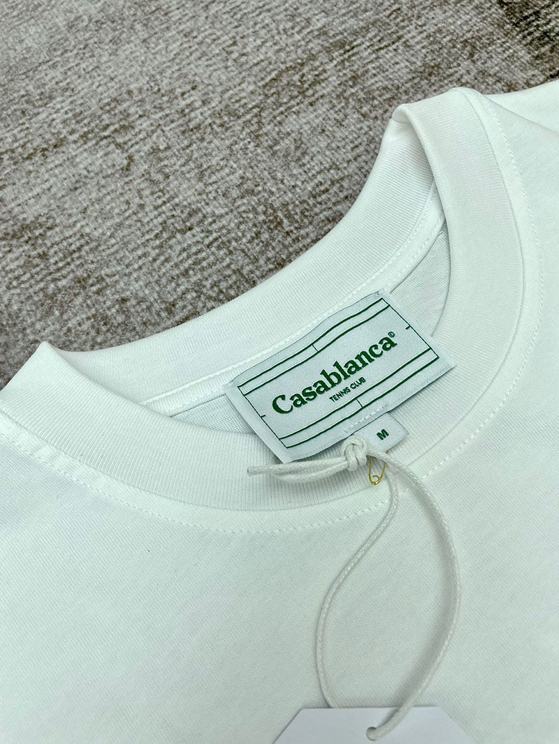 CASABLANCA Joyaux D'Afrique Tennis Club T-Shirt White
