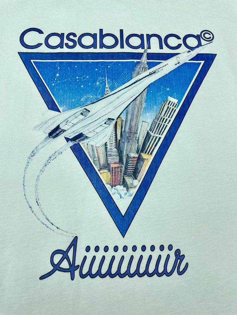 CASABLANCA Aiiir Printed T-Shirt White