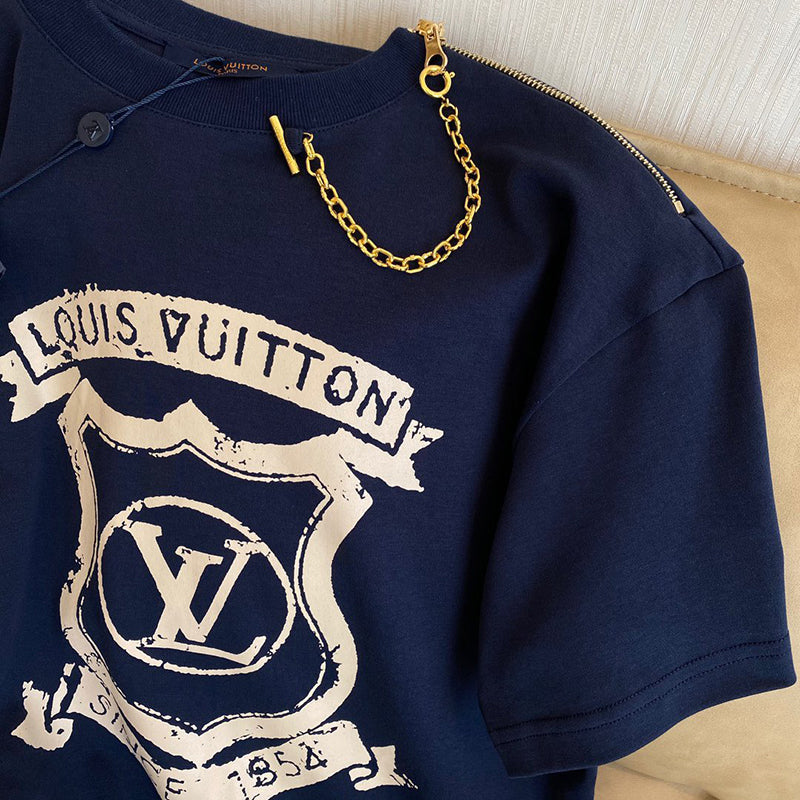 Louis Vuitton Coat Of Arms T-Shirt Navy