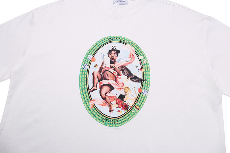 Off-White Fresco Oval T-shirt | White