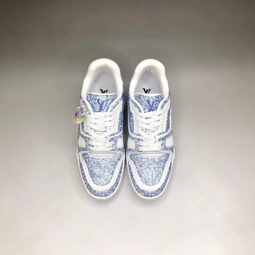 Louis Vuitton LV Trainer Azur Stone
