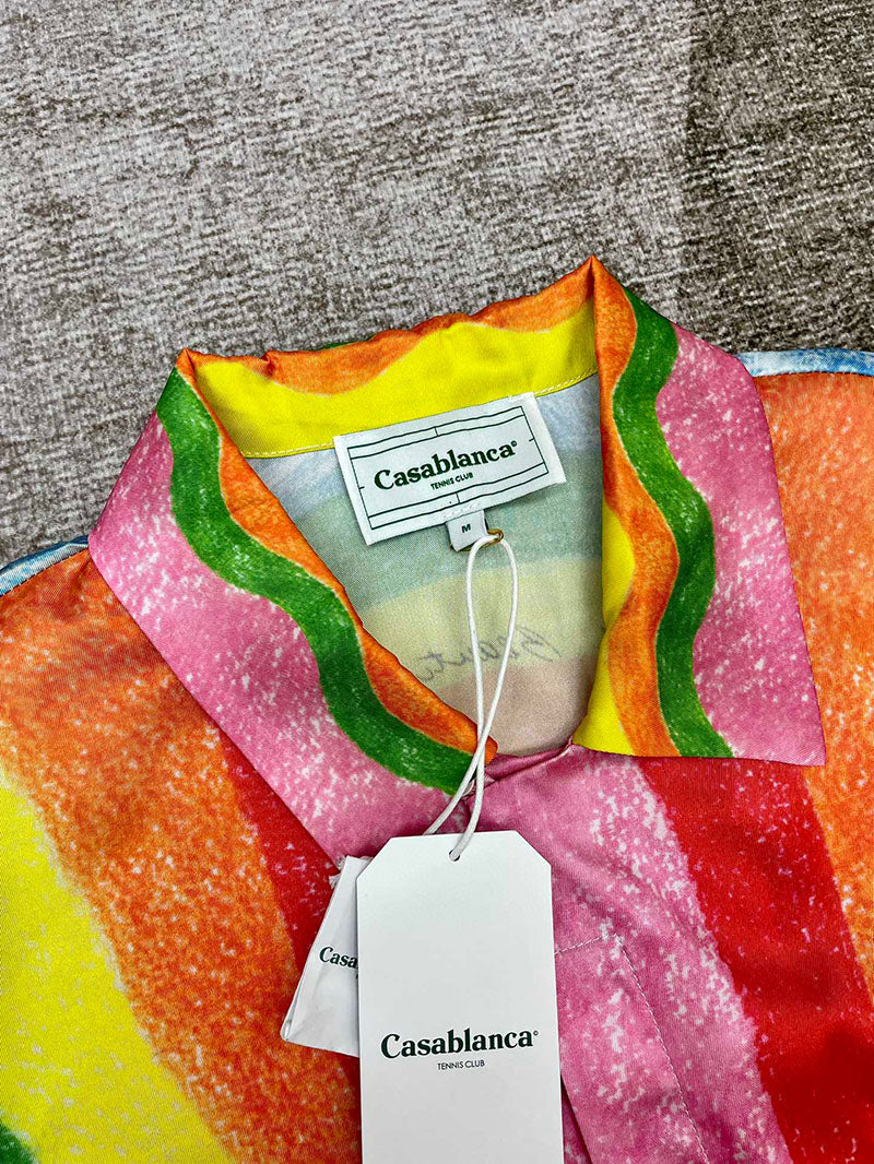 CASABLANCA Mind Vibrations Silk Shirt