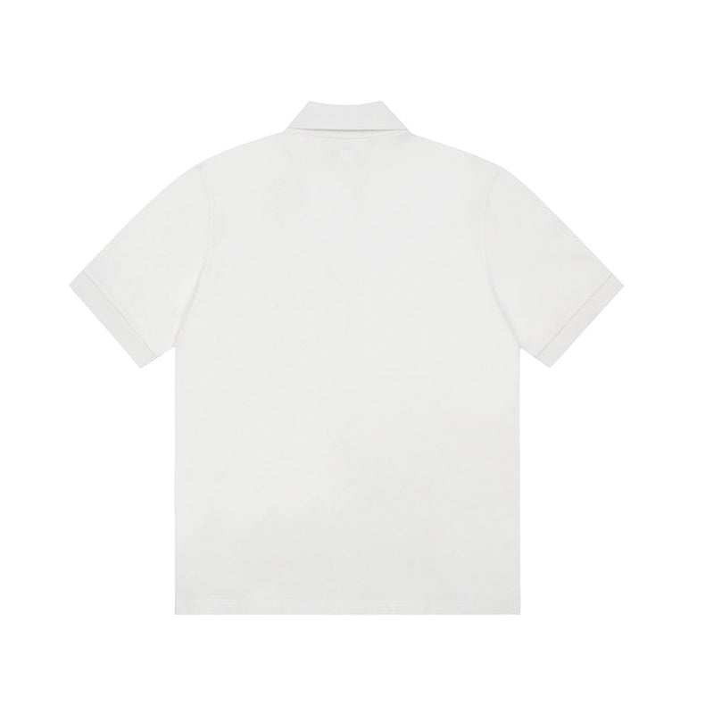 Ami De Coeur Polo Shirt White