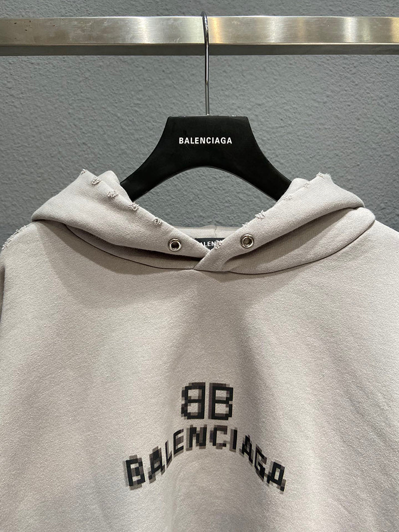 Balenciaga Logo print hoodie