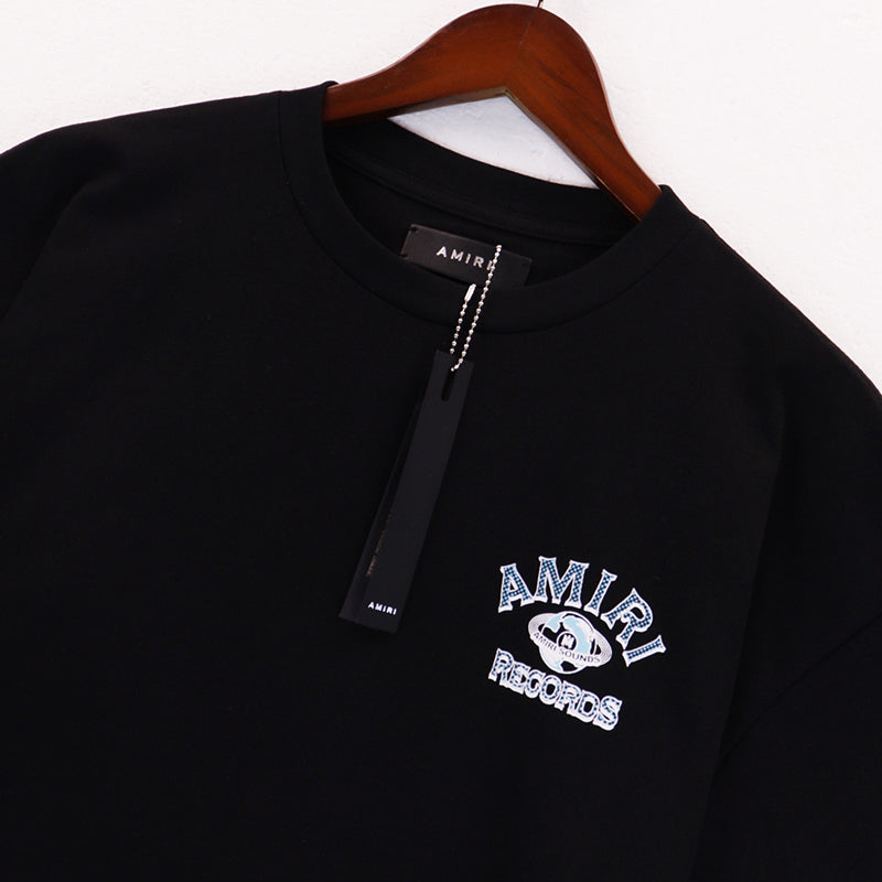 AMIRI Global Records Tee Black
