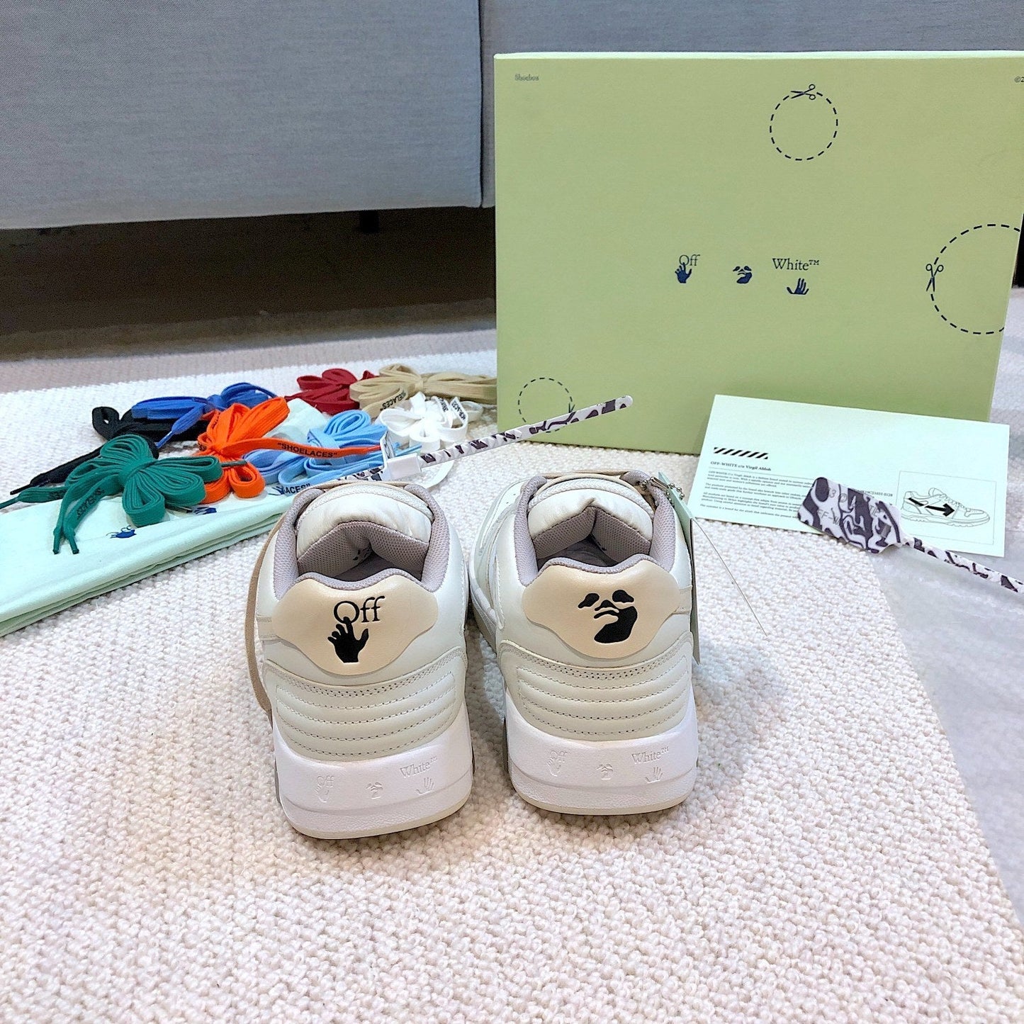 Off-White Out of Office Low 'White Beige'