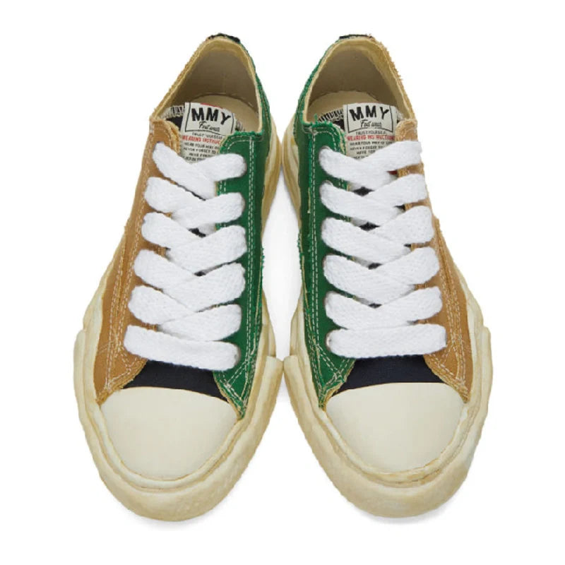 Maison Mihara Yasuhiro Peterson Low OG sole Overdyed Beige/Green