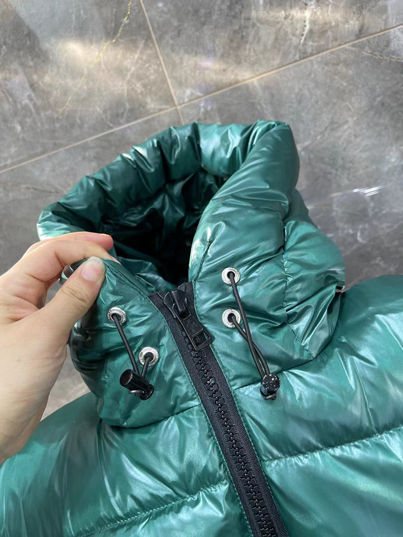 Moncler Ecrins Green Nylon Down Jacket