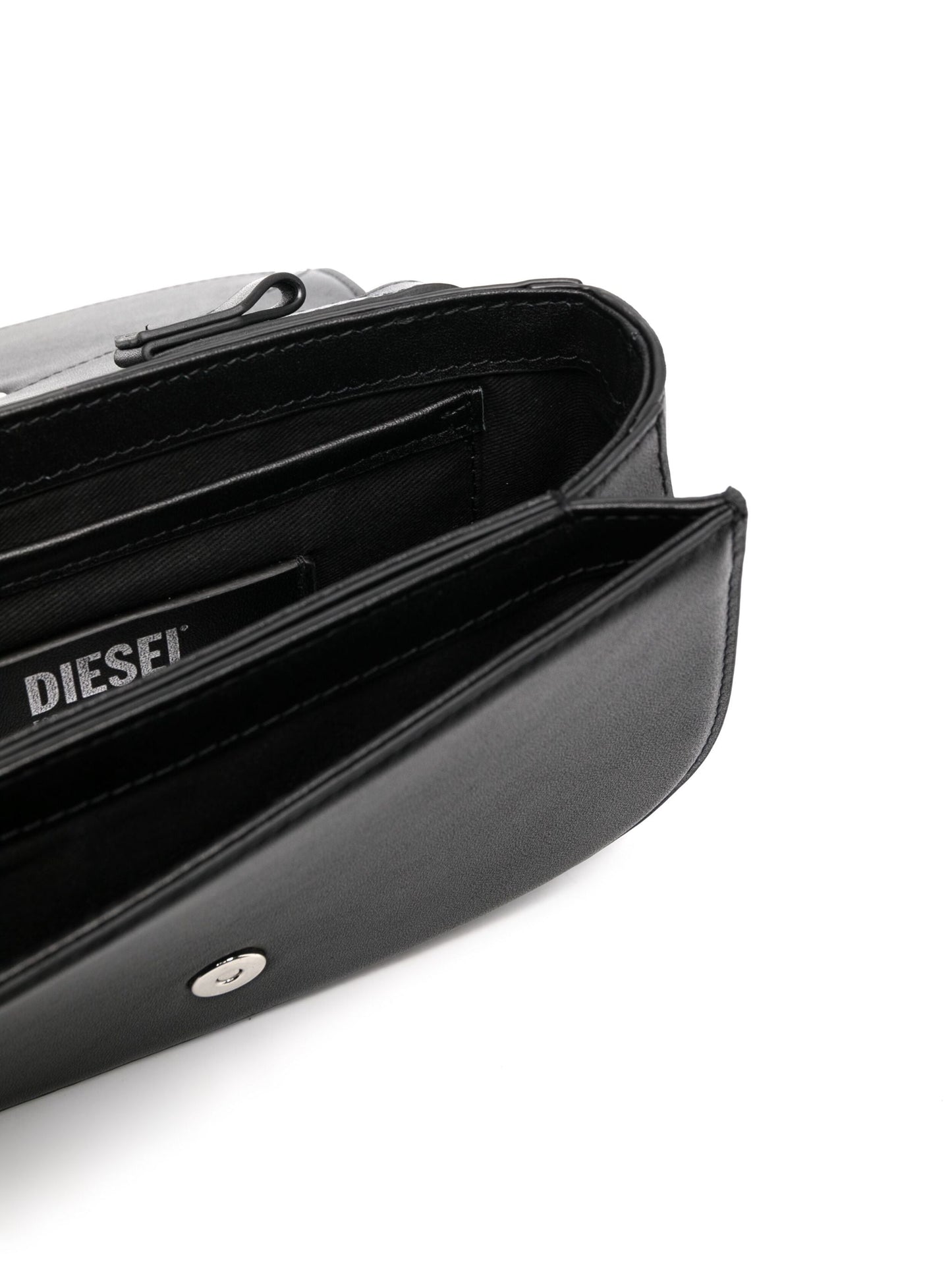 Diesel 1DR Iconic Bag D Logo Plaque Black