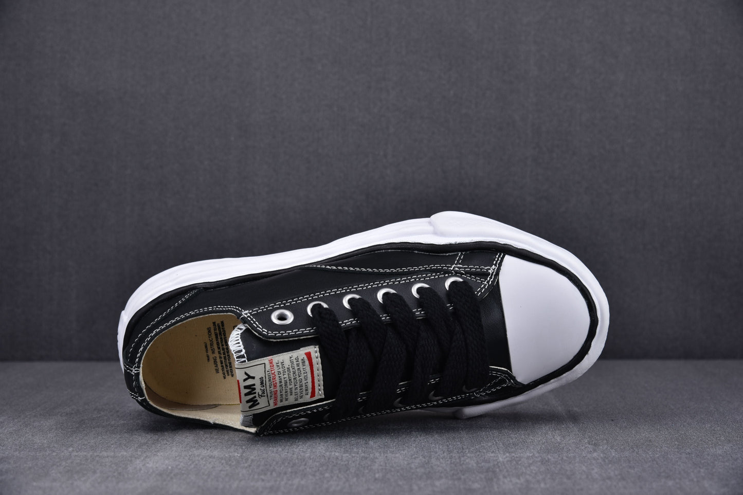 Maison Mihara Yasuiro Baker OG Low Top Leather Black