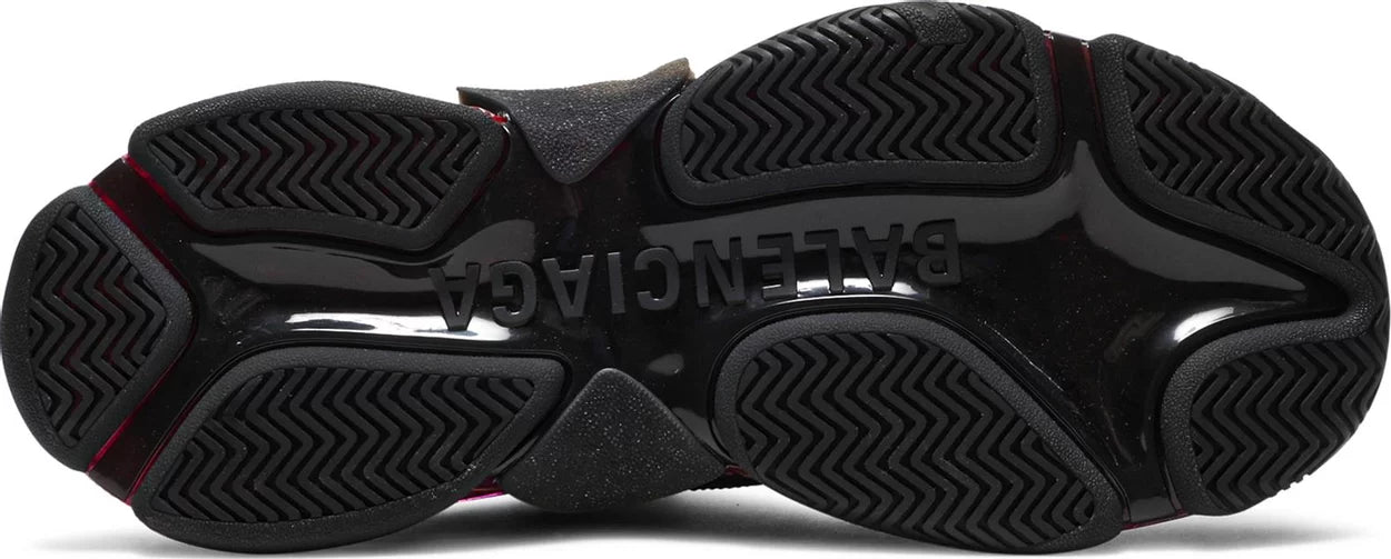 Balenciaga Triple S Sneaker 'Clear Sole - Black Pink Neon'