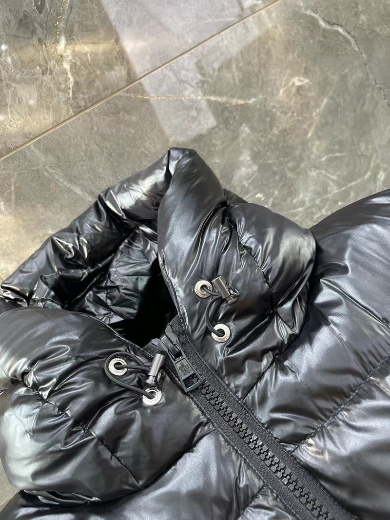 Moncler Ecrins Black Nylon Down Jacket