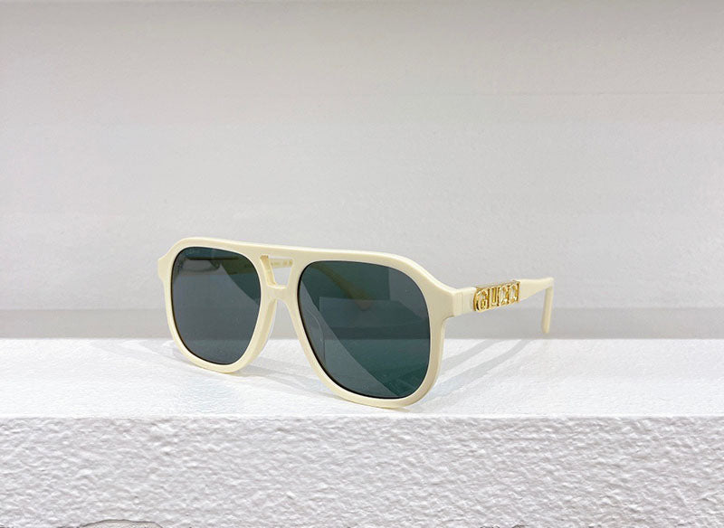 Gucci logo-plaque Tortoiseshell Sunglasses