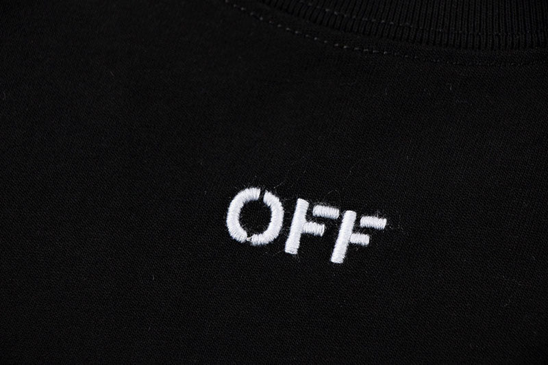 Off-White Logo cotton t-shirt Black