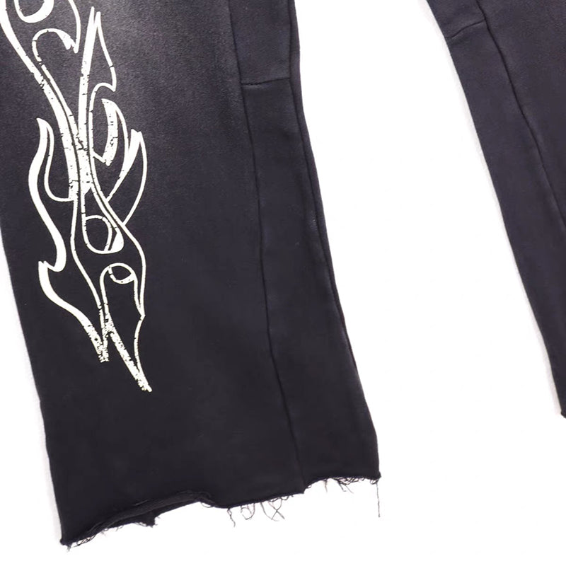 Hellstar Studios Racer Flare Sweatpants Black