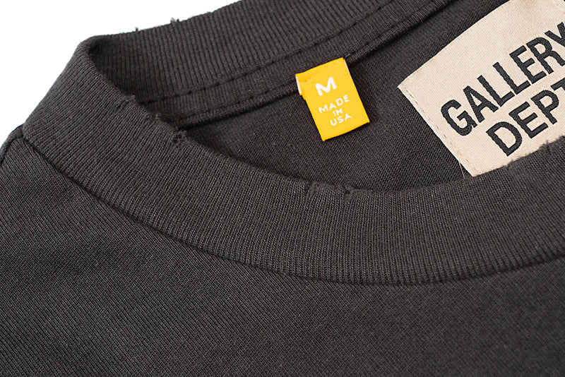 Gallery Dept 'Splash Ink' T Shirt Black