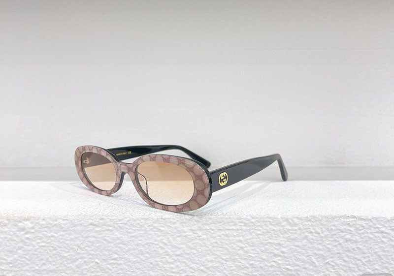 Gucci Oval-frame Sunglasses