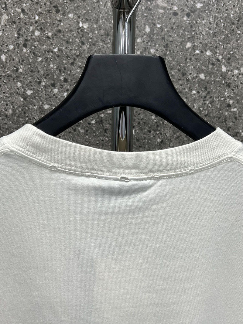 Balenciaga College Medium Fit T-Shirt White -SS22