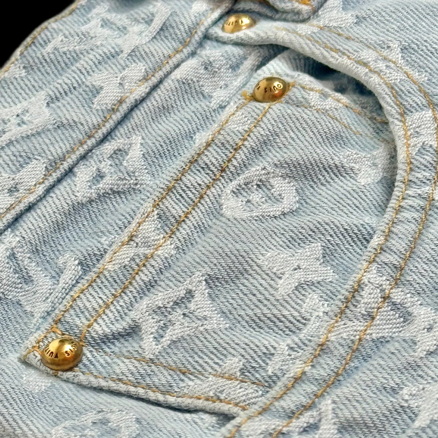 Louis Vuitton by Tyler, the Creator Monogram Denim Pants Washed Indigo