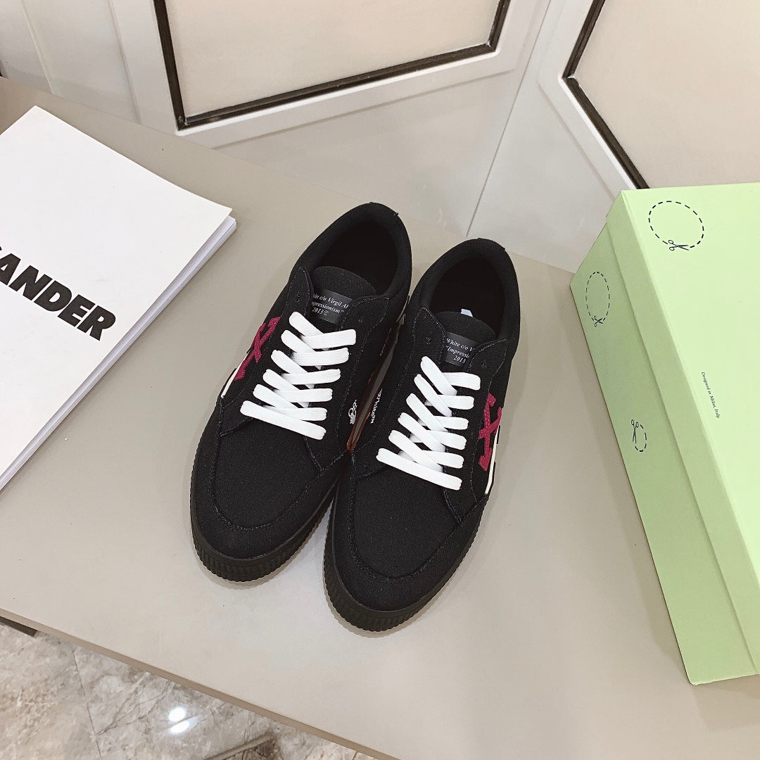 Off-White Vulc Low Black Purple