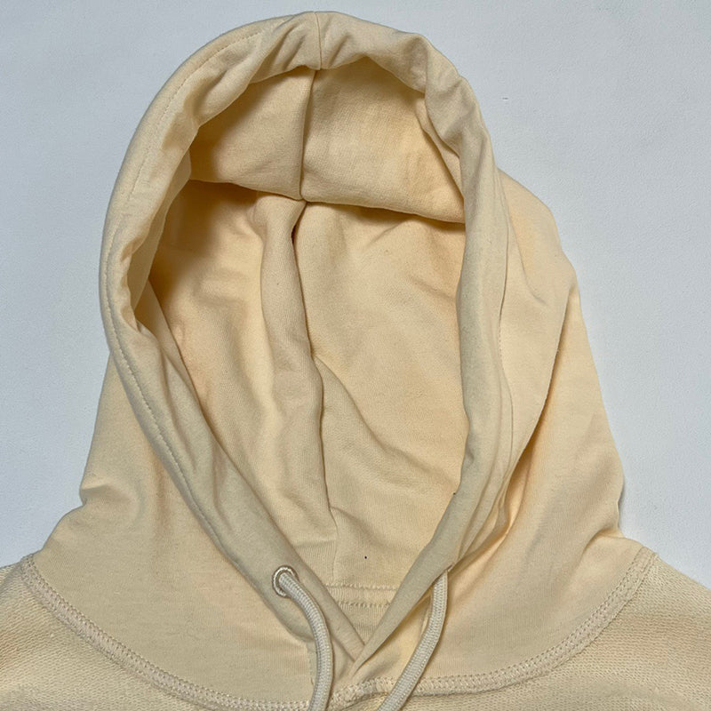 Gallery Dept. x Lanvin Logo Washed Cotton Relaxed Hoodie Breige