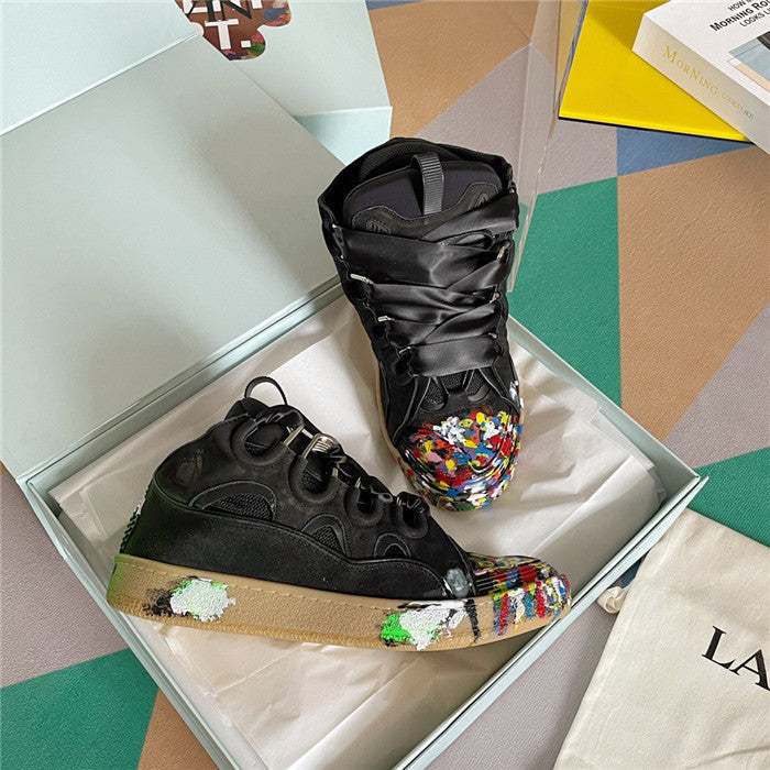Lanvin Leather Curb Gallery Dept. Black Multi