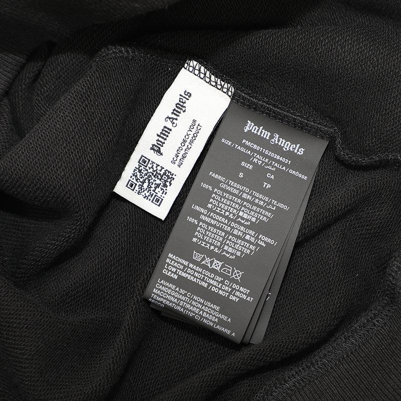 Palm Angels Black Monogram Hoodie